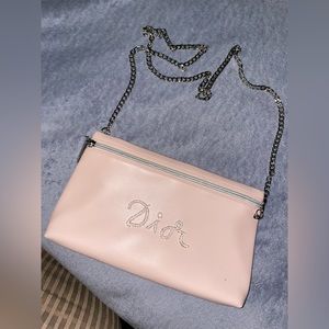 Dior Cosmetic Bag to Crossbody Bling Beaded Purse Charm Designer Clutch Bag New